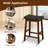 Nenia Counter Stool with Solid Wood Frame