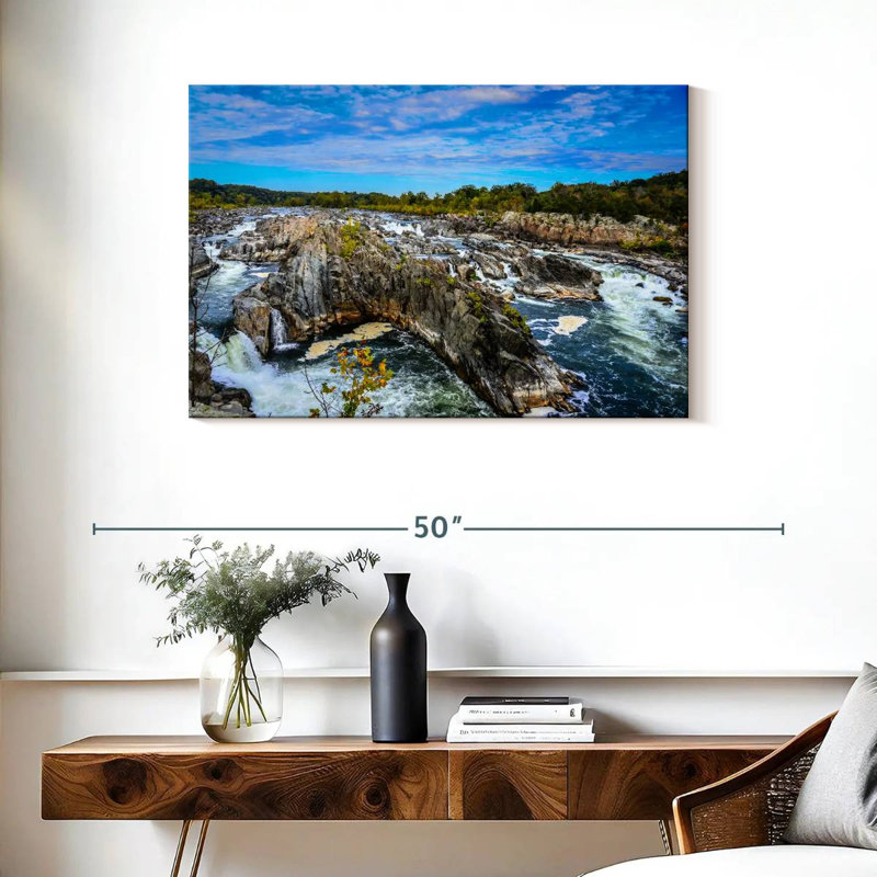 Great Falls, 24" H x 36" W