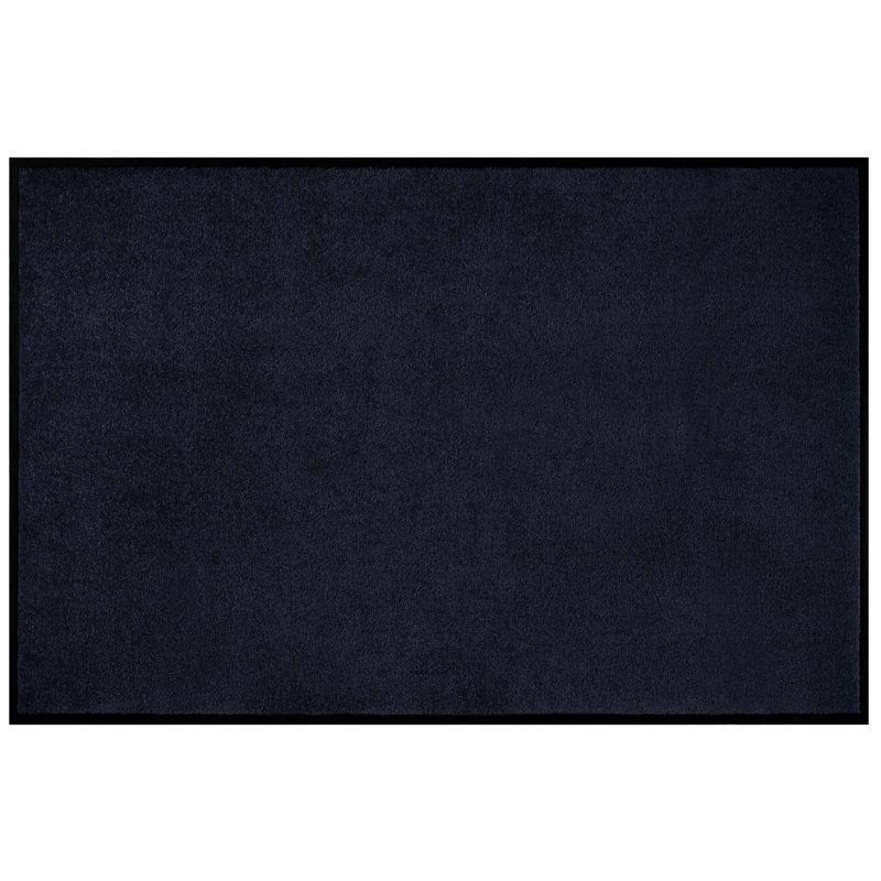 Boothe Doormat, Black, 0.7cm H x 60cm W x 80cm D