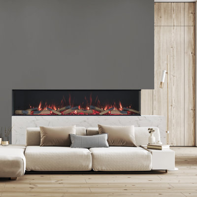 Butcher Belfry Heating Black Electric Fireplace