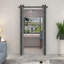 Portes de grange doubles en panneaux de fibres à densité moyenne composites avec ensemble de quincaillerie d'installation-87217083-87217087