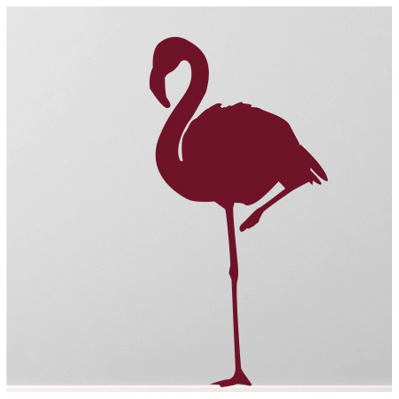 Animals Wall Decal, Medium, Burgundy