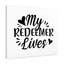 My Redeemer Lives 1 Piece Wrapped Canvas Wall Art-378602261