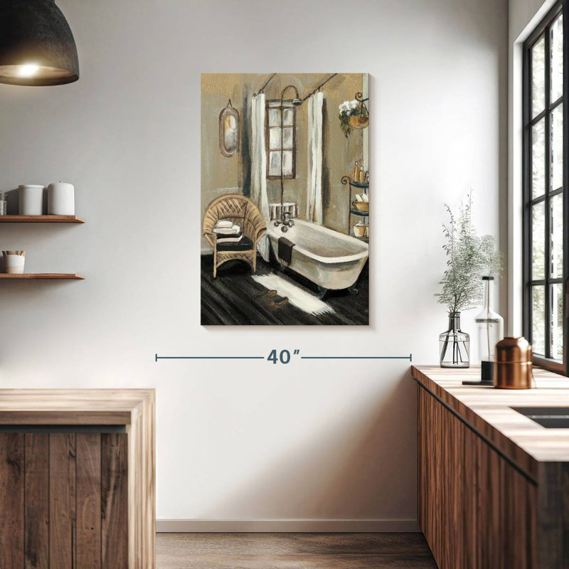 Lilie French Bath III, H 39 po x l 26 po