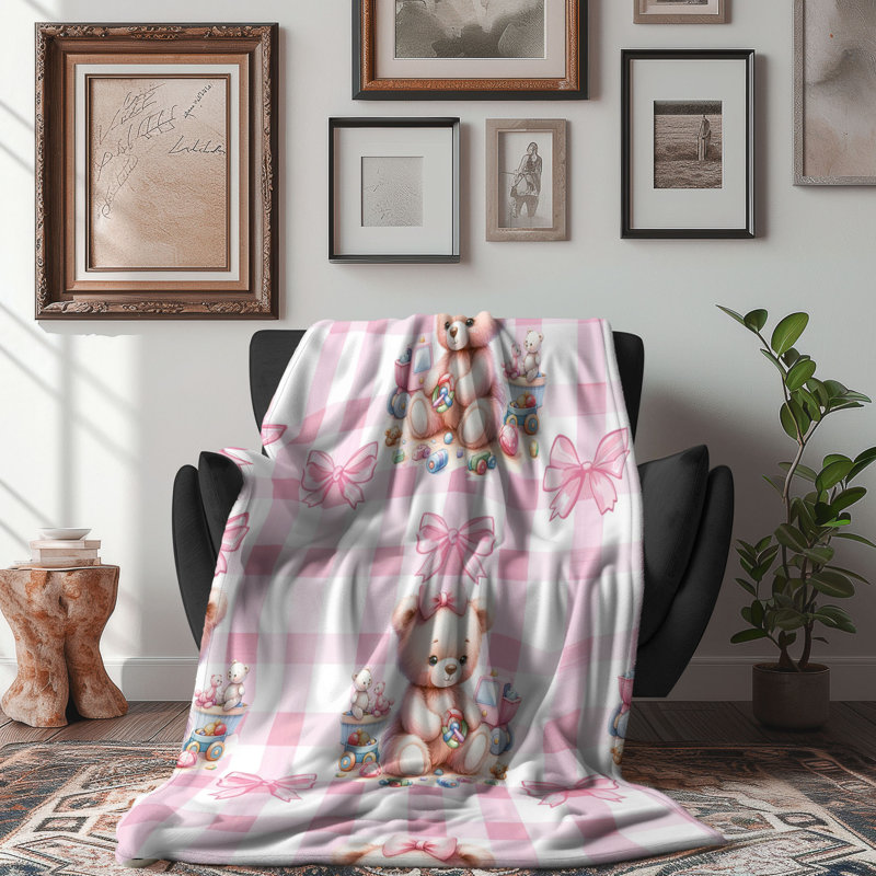 Girl Snug - Couverture sherpa de qualité supérieure 1 pièce, L 60 po x L 80 po