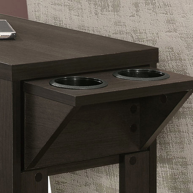Lampe de rangement d'appoint de table, Espresso