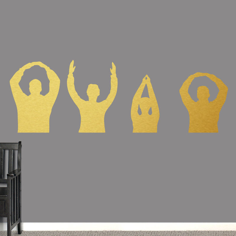 Adhésif décoratif «Ohio People», Or