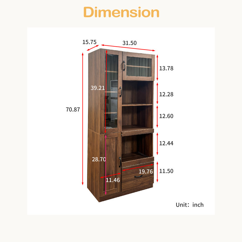 Armoire de cuisine avec bahut Farmhouse