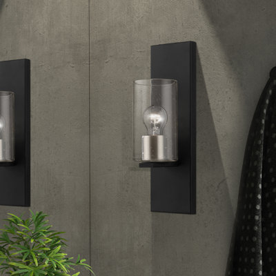 Yvelisse Steel Candle Wall Light