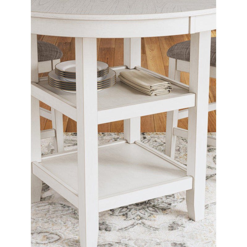 Dalvin Counter Height Dining Table And 4 Bar Stools (Set Of 5)