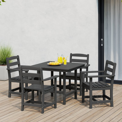5-Piece Arm Chair Dining Set