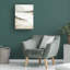 Art mural sur toile tendue - "Effortless No. 2" par LNS Design pour le salon, la chambre à coucher ou le bureau - 18 x 24
