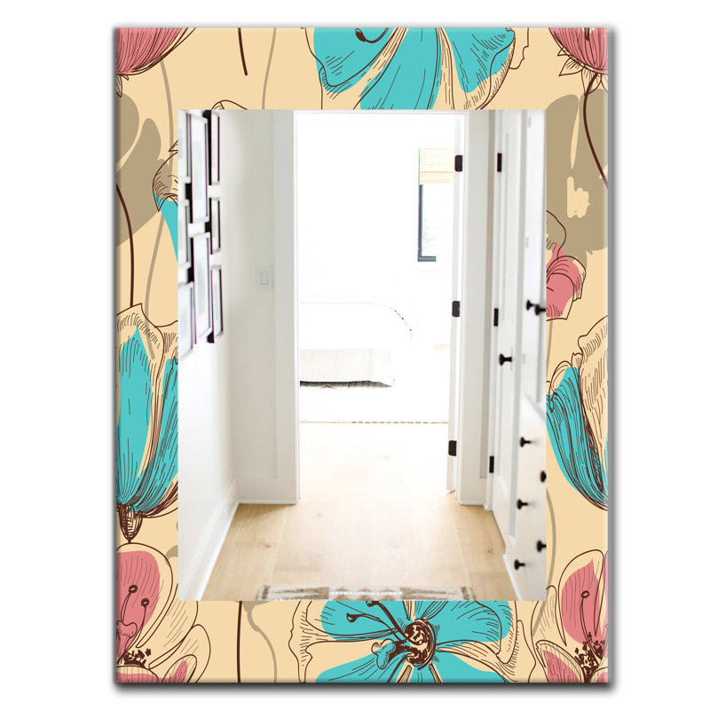 Miroir de salle de bain/meuble-lavabo en fleur 27, H 39,4 po x l 29,5 po