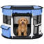 Parc de voyage pliable et robuste pour animaux de compagnie Pet Life® « GoHaven »-134801999-134802002