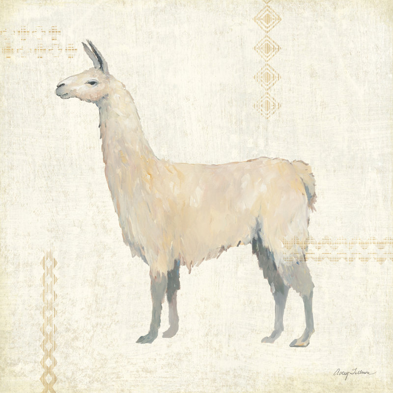 Llama Land VI, H 30 po x l 30 po x P 1,25 po