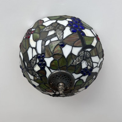 Tiffany Glass Flush Mount