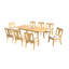 Osborne Outdoor 11 - Piece Teak Dining Set-1571187435-1571187445