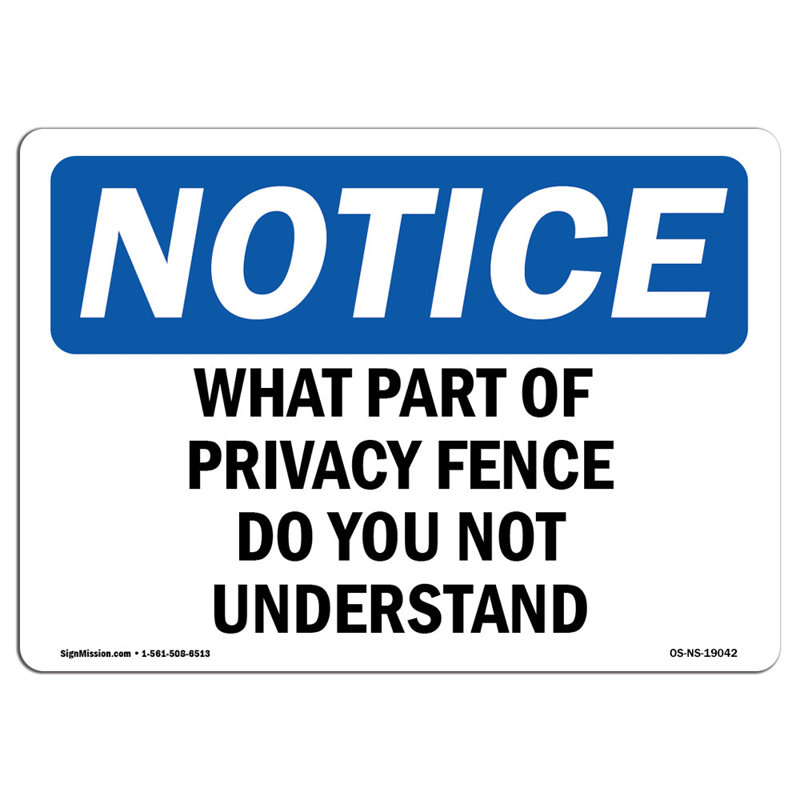 Notice Sign