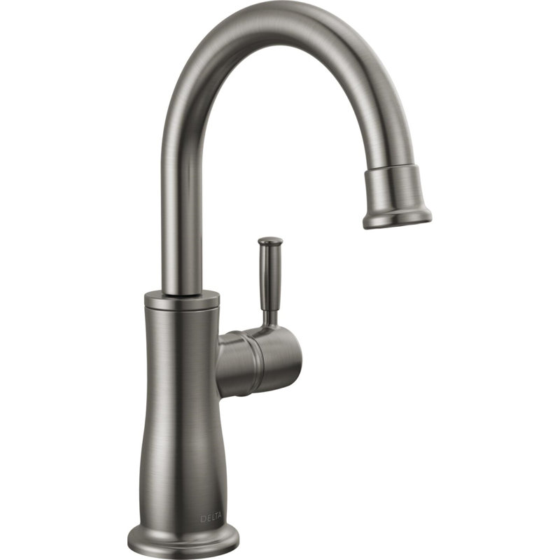 Traditional Beverage Faucet, Black Stainless