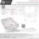 STYLISH Horizon Ritzy 20-3/8"L White Rectangular Undermount Bathroom Sink