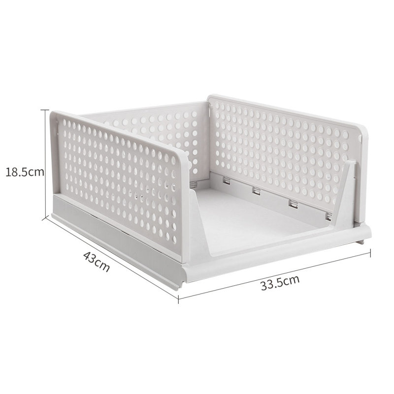 Rebrilliant Beschman Plastic Storage Tub & Tote, 18.50" H x 33.50" W x 43" D