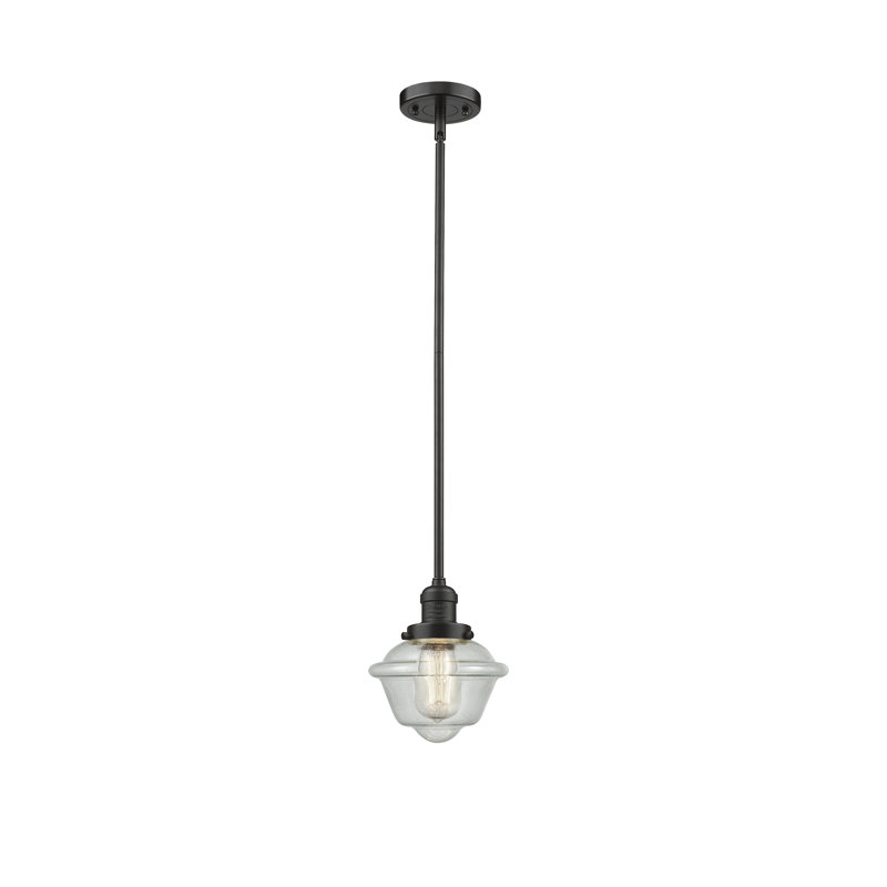 Baptiste 1 - Light Single Pendant, Seedy, Oil Rubbed Bronze, No Bulb Included