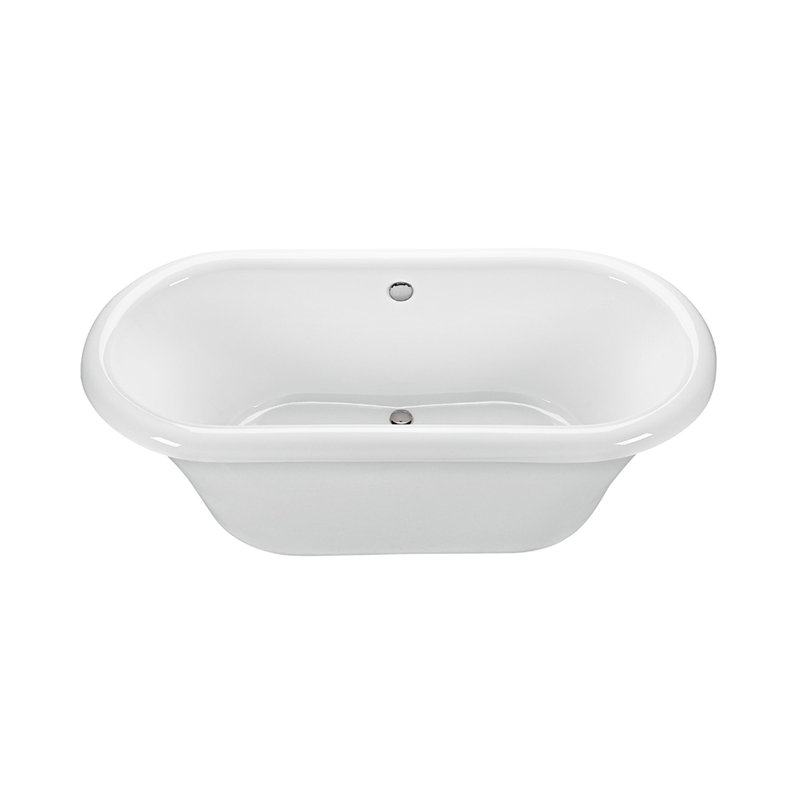 Melinda 1 71.25" Freestanding Air Bathtub, DoloMatte® Matte White