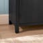 Meuble télé moderne incurvé Chantelle de 70 po avec foyer électrique intelligent Duraflame®, commande vocale et application Alexa, noir-128929306