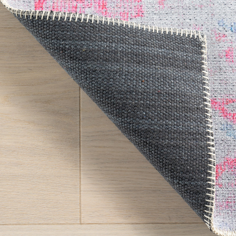 Tapis lavable à la machine Patsy SpinClean, Tapis de couloir 2 pi 8 po x 8 pi