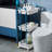 34.5'' H x 20.8'' W Utility Cart with Wheels-55285583