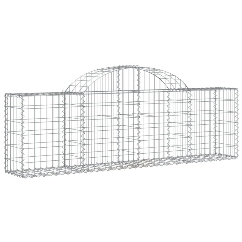 Briceida Silver Galvanised Iron Fencing, 80cm H x 200cm W x 30cm D