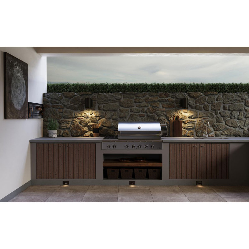 Black Bronze Dimmable LED Step Light with Photocell