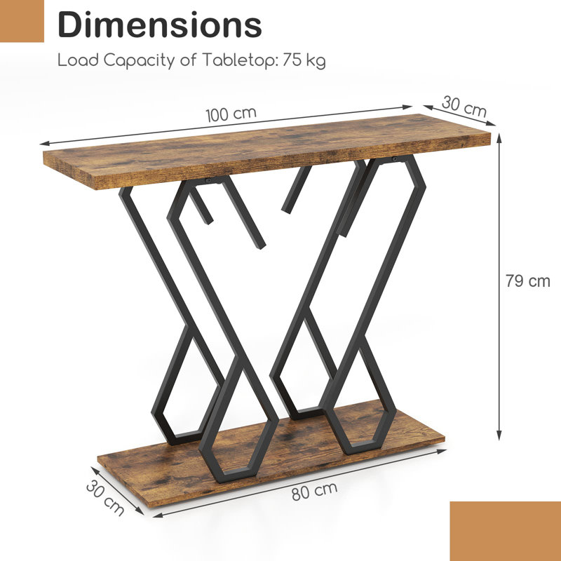 100cm Console Table