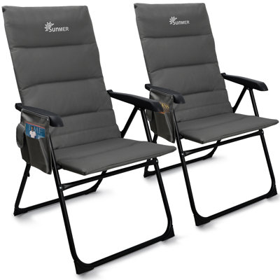 SUNMER Folding Deck Reclining Chairs