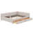 Upholstered Platform Bed With USB-1573369383