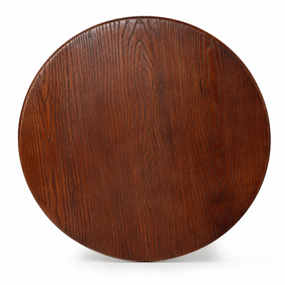 Solid Pine Round Table Top, 23.62 Inch Diameter Wooden Tabletop, 1.18 Inch Thick Replacement Round Wood Board with Natural Wood Grain, Waterproof Scratch Resistant Table Surface for Coffee Table, Side Table