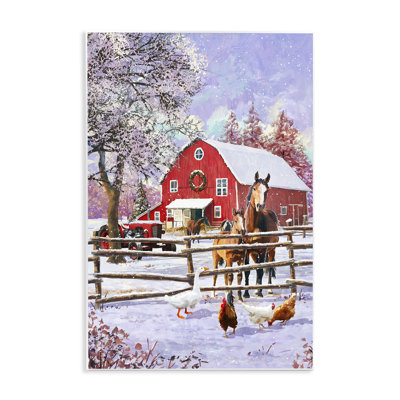 «Winter Farm Scene» par Pip Wilson