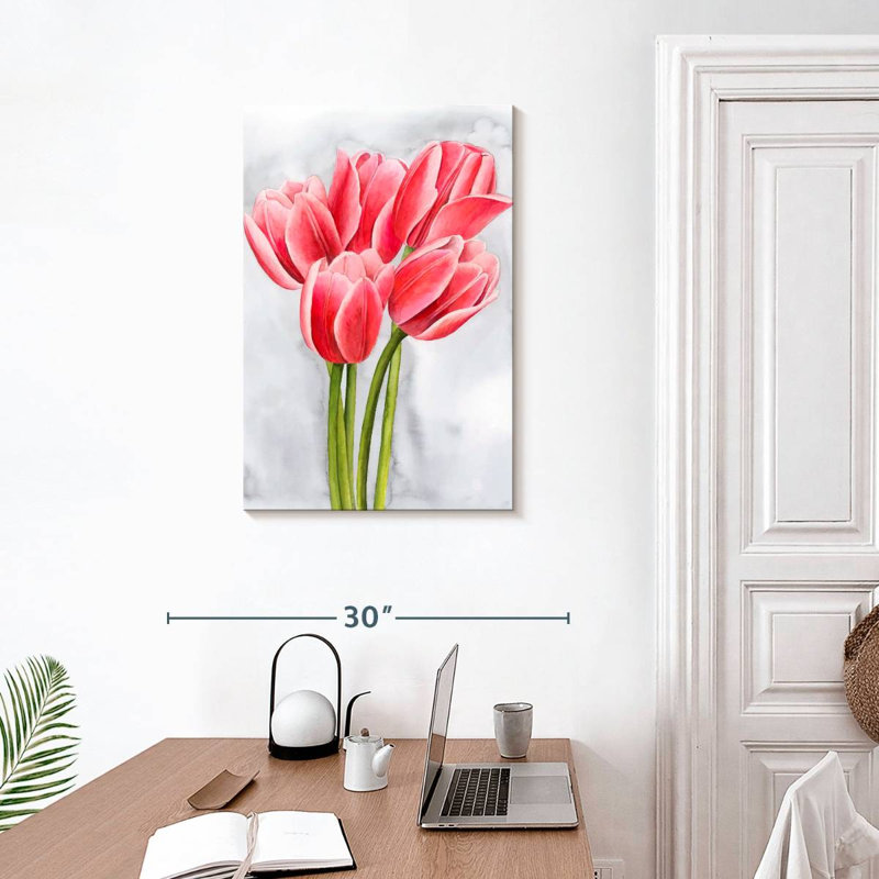 Harnek Tulip Tangle II, 30" H x 20" W