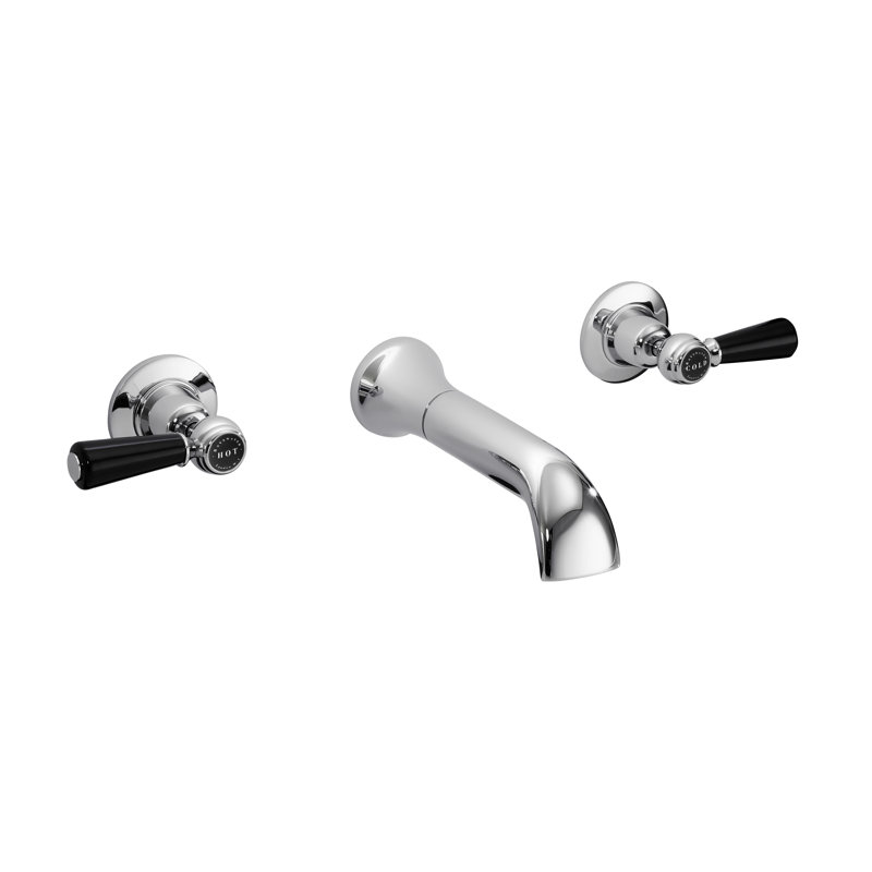 2 Handle Wall Bath Faucet Bath Filler