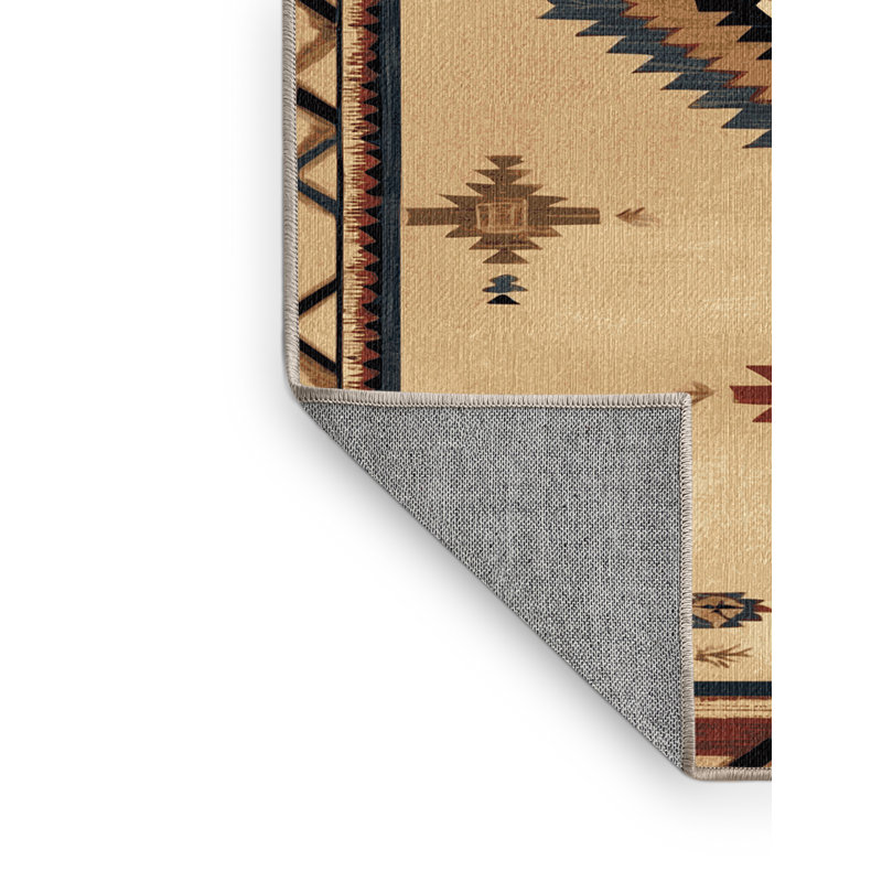  Tapis lavable Old West Map Southwestern, Rectangulaire 2 pi x 3 pi