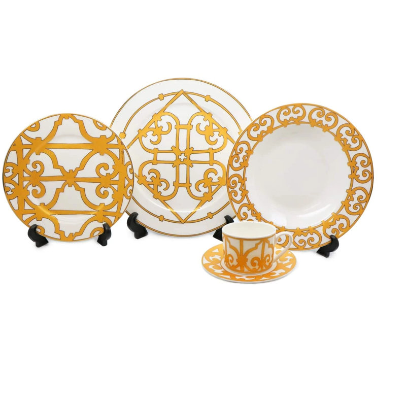 Kulas Bone China Dinnerware Set 20 Piece - Service for 4