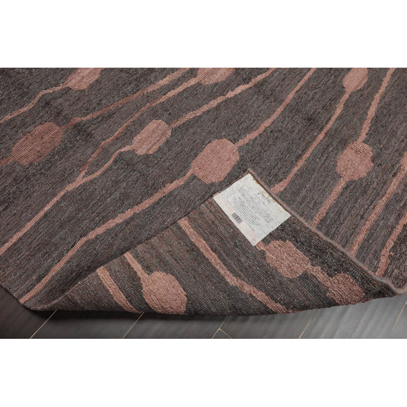 Tapis cuivre ton sur ton fait à la main
