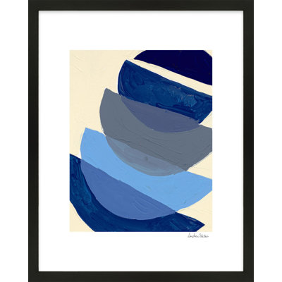 Indigo Ensemble 3 Painting by Andrea Stokes
