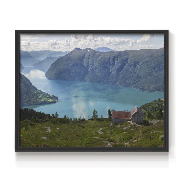 Reflection II  -Framed Print - Restickable, H 11 po x l 14 po, Noir, noir, noir, noir