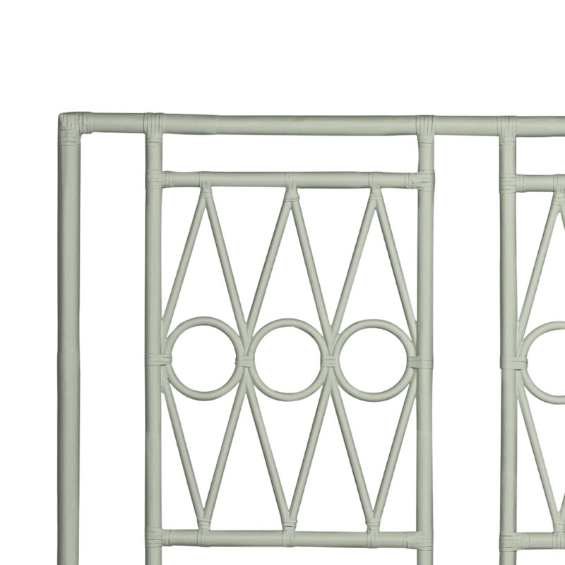Devonshire Open-Frame Headboard, King, White