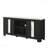 1Pc Rustic Driftwood Wood Finish Entertainment Console, Open Shelf, Living Room Furniture