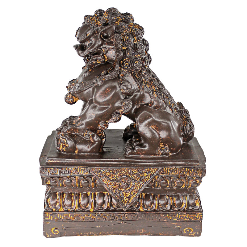 Chinese Guardian Female Foo Dog Figurine