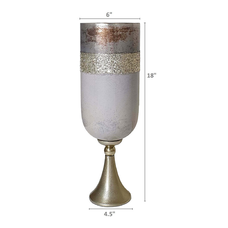 Dozia Table Vase, 17.8" H x 6" W x 6" D