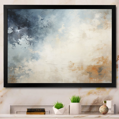 «Mute Colors Minimalisme Storms», reproduction d'art sur toile