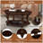 42" Oval Coffee Table, Solid Wood For Living Room, Open Shelf Storage, Scratch-, Easy To Put Together, Cherry Finish, Ample Storage Space, Assembly